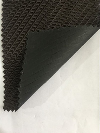 JS-CNYI-2500D 粗斜紋 PVC -49  尼龍面料  背囊/雨衣面料   防水 防油 圍裙布料 45度照